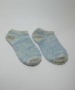 2色運動棉值短襪(藍色)